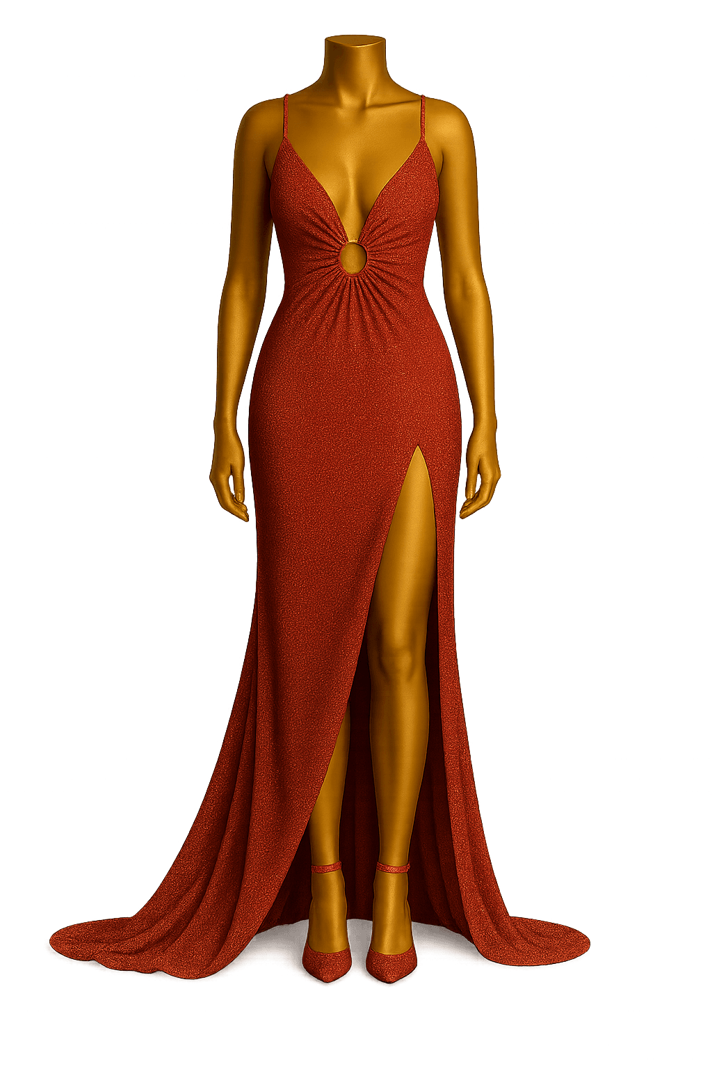 Red dress mannequin